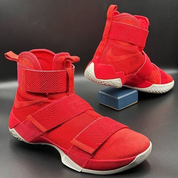 Nike LeBron Soldier 10 SFG Lux 'University Red' - Picture 1 of 12